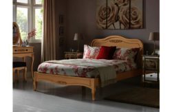 Sophia Double Bed Frame - Champagne